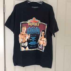 Vintage 1997 Royal Rumble Sycho Kid vs Shawn Michaels t-shirt